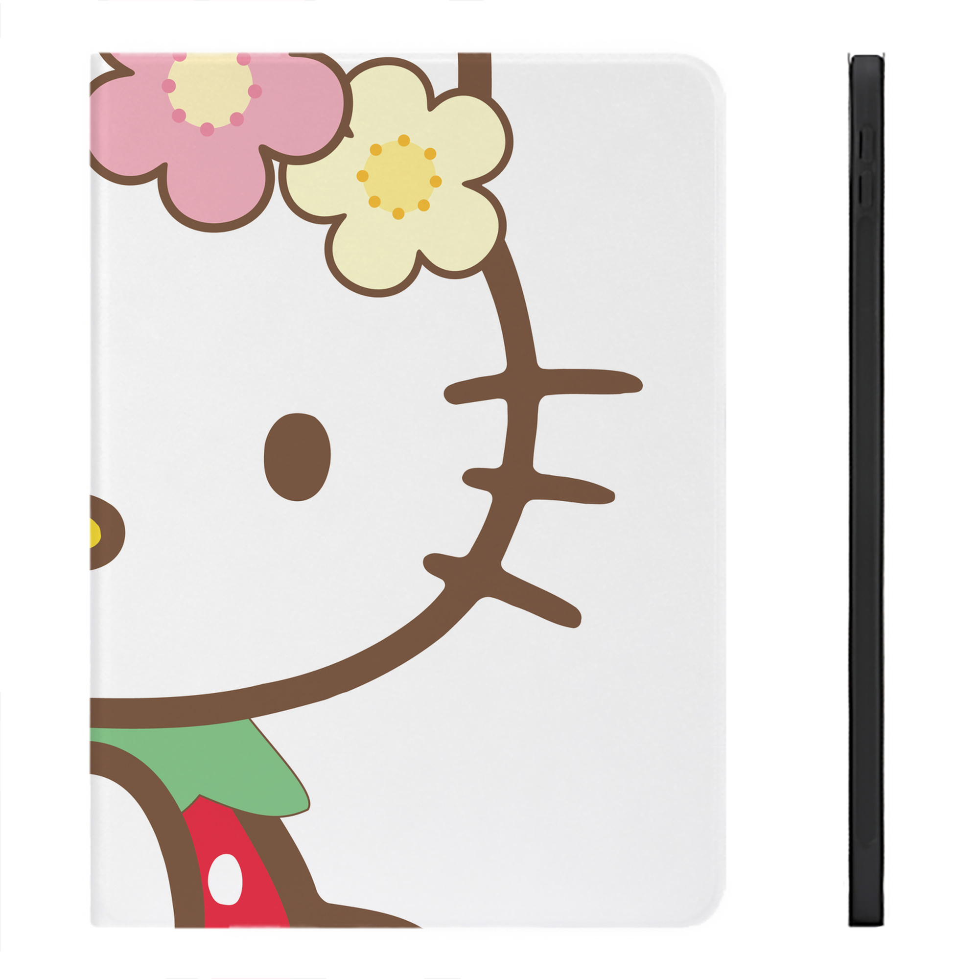 （画像用） Hello Kitty ハローキティ IPadケース ペンホルダー付き ブックスタイルデザイン